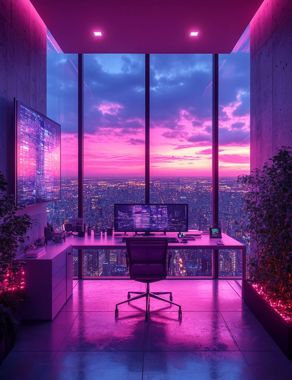 hightech-office-sleek-background
